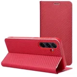 Book Carbon ovitek za SAMSUNG GALAXY A55 5G rdeča