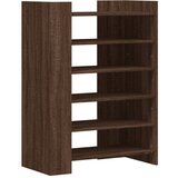 Maison Chic Omarica za obutev - Kopa za čevlje rjavi hrast 74,5x37,5x100 cm inženirski les, (21777658) | Shoptok.si