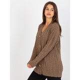 RUE PARIS Sweater-LC-SW-8008.80P-brown | Shoptok.si