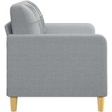 vidaXL Dvosjed od tkanine svjetlosivi 140 cm | shoptok.hr