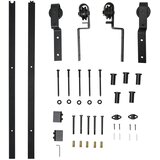  Kompletni set kliznih vrata 200 cm okov za klizna vrata tračnica za klizna vrata sustav kliznih vrata za drvena klizna vrata | shoptok.hr