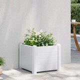  Povišena vrtna gredica PP bijela 43 x 43 x 35 cm | shoptok.hr