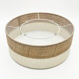  Plafonsko svetlo SIRJA DOUBLE BOHO 2xE14/15W/230V prečnik 35 cm bež/krem | Eponuda.com