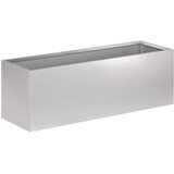  Vrtna saksija Srebrna 60 x 20 x 20 cm Pocinčani čelik | shoptok.hr