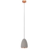  Klausen 111041 - Visilica na sajli CONCRETE 1xGU10/5W/230V siva/bakrena | Eponuda.com