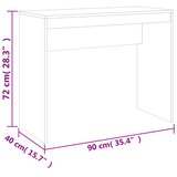  Radni stol boja hrasta sonome 90 x 40 x 72 cm konstruirano drvo | Shoptok.si