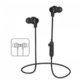 Slušalice Bluetooth in-ear & mic, microSD ulaz, crne, PM1061B