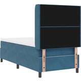  Krevet s opruga kutije s madracem Plava 90 x 200 cm Baršun | shoptok.hr