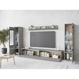 XXXL Dnevni Regal Vera I, Siva Z Osvetlitvijo, 4-Delni | Shoptok.si