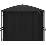  Sjenica sa zastorima 400 x 300 x 265 cm antracit | shoptok.hr