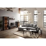 Time dnevni regal, antracit, rjava | Shoptok.si
