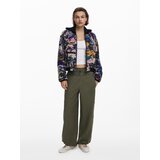 Desigual Prijelazna jakna plava / tamno zelena / tamno ljubičasta / vuneno bijela | shoptok.hr