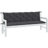 vidaXL Blazina za vrtno klop 2 kos melanž antracit 180x50x7 cm blago | Shoptok.si