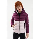 River Club Boy's Water and Windproof Thick Lined Purple-Powder Hooded Coat | shoptok.hr