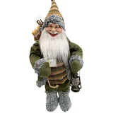 Novogodišnja figura Deda Mraz 70cm SZO2370/ zelena