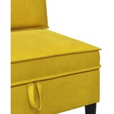  Komplet pohištva za dnevno sobo z blazino 4 pcs Rumena Žamet, (5000272731) | Shoptok.si