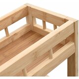  Kuhinjska Kolica s Kotačima Prirodna 60 x 18 x 97 cm Bambus | Eponuda.ba
