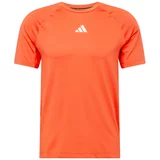 Adidas Funkcionalna majica 'GYM+' oranžno rdeča