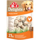 8in1 Delights kosti za žvakanje piletina - XS, 2x252 g (42 komada) Cijene