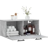  Zidni ormarić boja betona 80x36,5x35 cm od konstruiranog drva | Eponuda.com