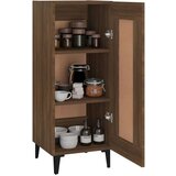  Komoda boja smeđeg hrasta 34 5 x 34 x 90 cm konstruirano drvo | shoptok.hr