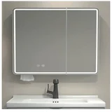 LED ogledalo-ormarić za kupatilo sa osvetljenjem NOTO DOUBLE 78x70 cm