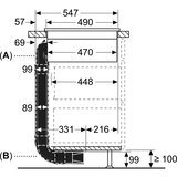 Bosch Set za napu HEZ9VDKR1 Za ploče sa ventilacijom 70cm i 80 cm | Eponuda.ba