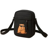  Capybara torba za rame s podesivim remenom, crna, 19,5 x 14 cm | shoptok.hr