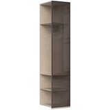 Jela Jagodina dodatni plakar sa aluminijumskim ramom DP1-AL - kolekcija opera - bež tekstil/al ram kašmir - 45x224x56cm | ePonuda.com