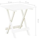  vrtni stol bijeli 45 x 43 x 50 cm plastični | shoptok.hr