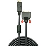 Lindy DisplayPort / DVI adapterski kabel DisplayPort utikač, DVI-D 24+1-polni utikač 3.00 m crna 41492 DisplayPort kabel Cijene