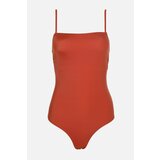 Trendyol Cinnamon String Strap Swimsuit Cene