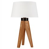LAMKUR Smeđa stolna lampa s tekstilnim sjenilom (visina 50 cm) Aida – Cijene