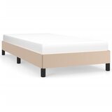  Okvir za krevet boja cappuccina 90x190 cm od umjetne kože | Eponuda.ba