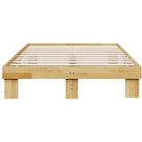 vidaXL Okvir kreveta bez madraca 120x200 cm puno drvo hrast | shoptok.hr