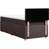  Krevet s oprugama i madracem tamnosmeđi 100 x 200 cm od tkanine | shoptok.hr