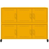  Komoda boja senfa 100,5x39x72 cm čelični | Eponuda.com