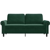  Dvosjed tamnozeleni 140 cm baršunasti Zelena | shoptok.hr