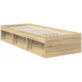  Krevetna konstrukcija s uzglavljem Sonoma hrast 75 x 190 cm | shoptok.hr