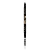 L.A. Girl Cosmetics Brow Ink tekoče črtalo za obrvi s krtačko odtenek Dark Brown 0.45 ml | Shoptok.si