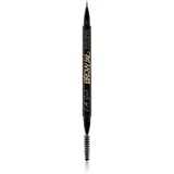 Brow Ink tekoče črtalo za obrvi s krtačko odtenek Dark Brown 0.45 ml