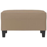 vidaXL Stolček za noge kapučino barve 70x55x41 cm umetno usnje | Shoptok.si