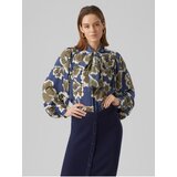 AWARE by VERO MODA Green-blue ladies floral blouse Grayce - Ladies | ePonuda.com