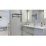  sušač peškira za kupatilski radijator hf sheffield 52x25,6 cm crni | Eponuda.com