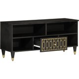 Maison Chic TV omarica - TV stojalo - Televizijska omarica 100x33x46 cm trden mangov les, (21700621) Cene