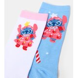Sinsay Duge čarape s božićnim motivom 2 komada Stitch Slike