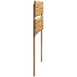  Uzglavlje s prirodnim rubom ROSTOCK Bijela 90 cm | shoptok.hr
