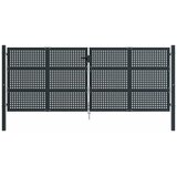  Vrtna vrata antracit 400x150 cm čelik | shoptok.hr