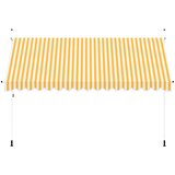 Tenda na ručno uvlačenje 400 cm narančasto-bijela prugasta | shoptok.hr