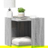 vidaXL Kutija z mačji pijesak boja hrasta 53x53x51cm konstruirano drvo | shoptok.hr